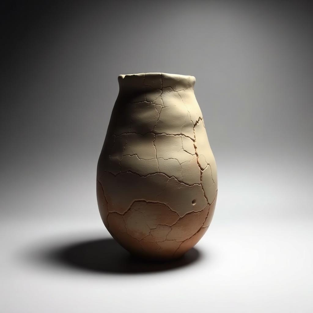 Vase craquelé